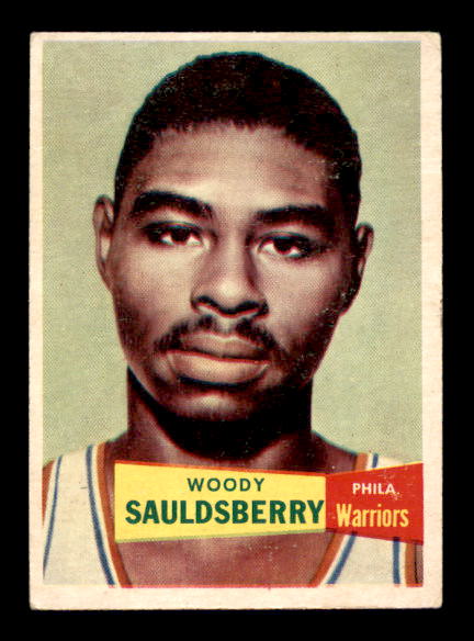 1957-58 Topps #34 Woody Sauldsberry DP RC