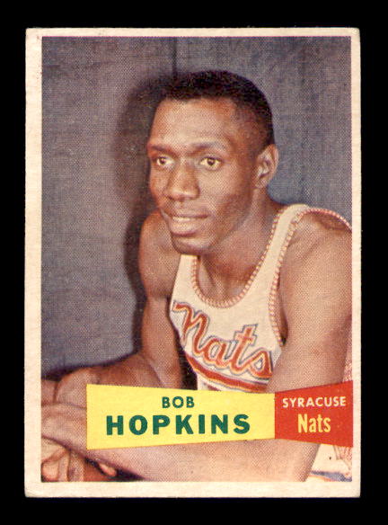 1957-58 Topps #53 Bob Hopkins RC