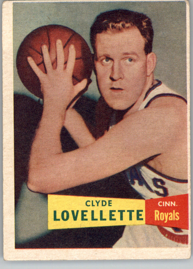 1957-58 Topps #78 Clyde Lovellette DP RC