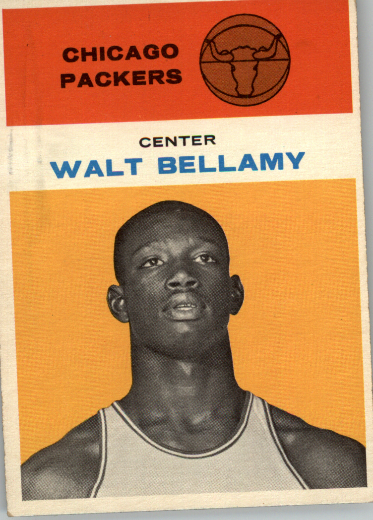1961-62 Fleer #4 Walt Bellamy RC
