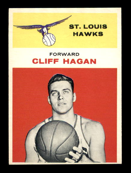 1961-62 Fleer #18 Cliff Hagan