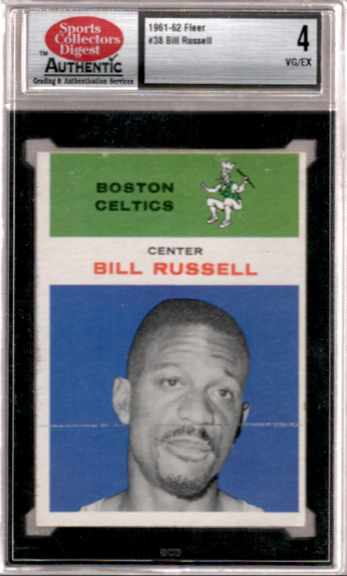1961-62 Fleer #38 Bill Russell !