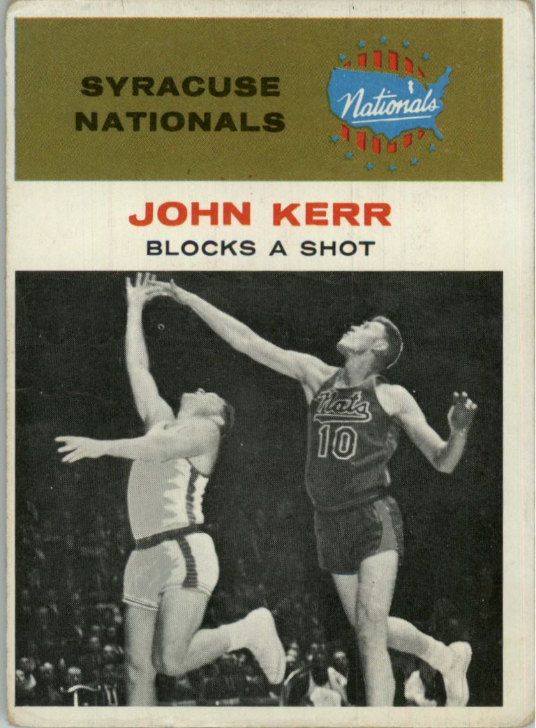 1961-62 Fleer #56 John Kerr IA