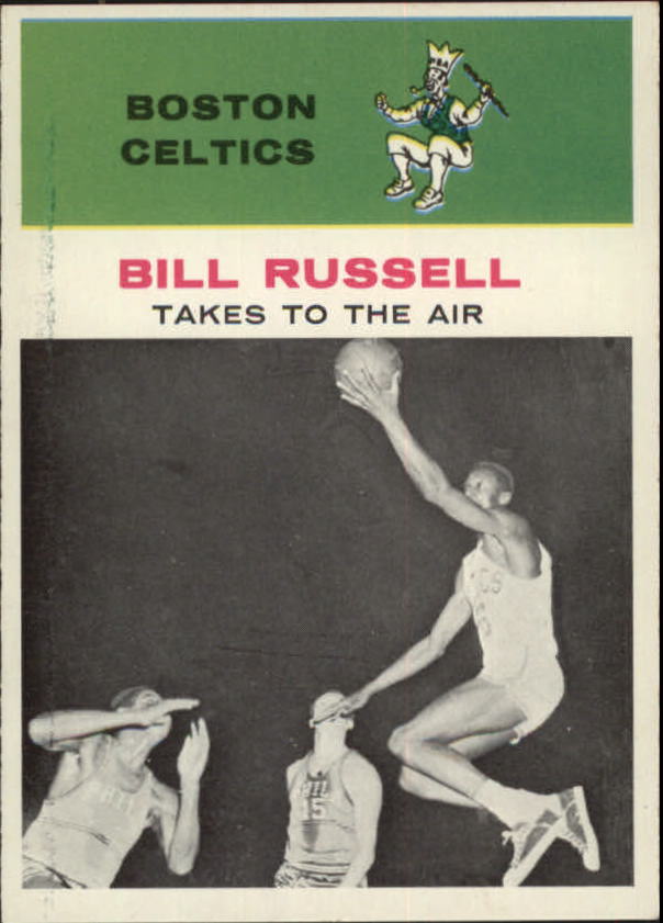 1961-62 Fleer #62 Bill Russell IA !