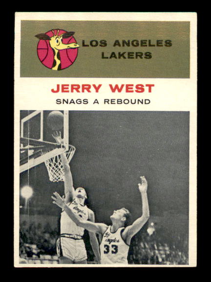 1961-62 Fleer #66 Jerry West IA !