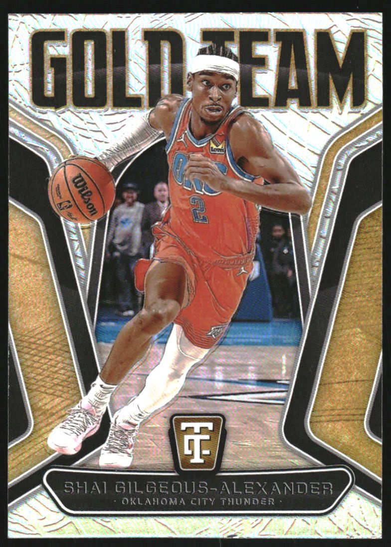 2024-25 Totally Certified Gold Team #20 Shai Gilgeous-Alexander