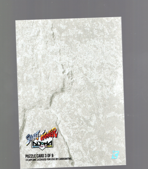 2025 Cardsmiths Street Fighter Alpha Puzzle #P3 Mount Victory/Defeat back image