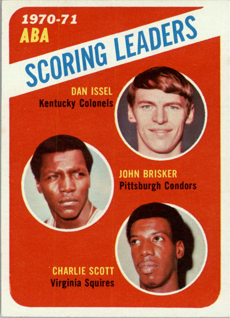 1971-72 Topps #146 Dan Issel/John Brisker/Charlie Scott LL