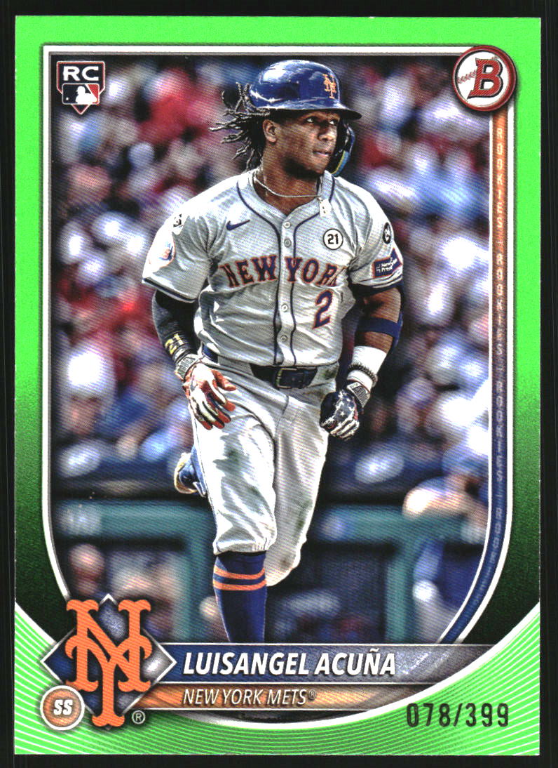 2025 Bowman Neon Green #83 Luisangel Acuna