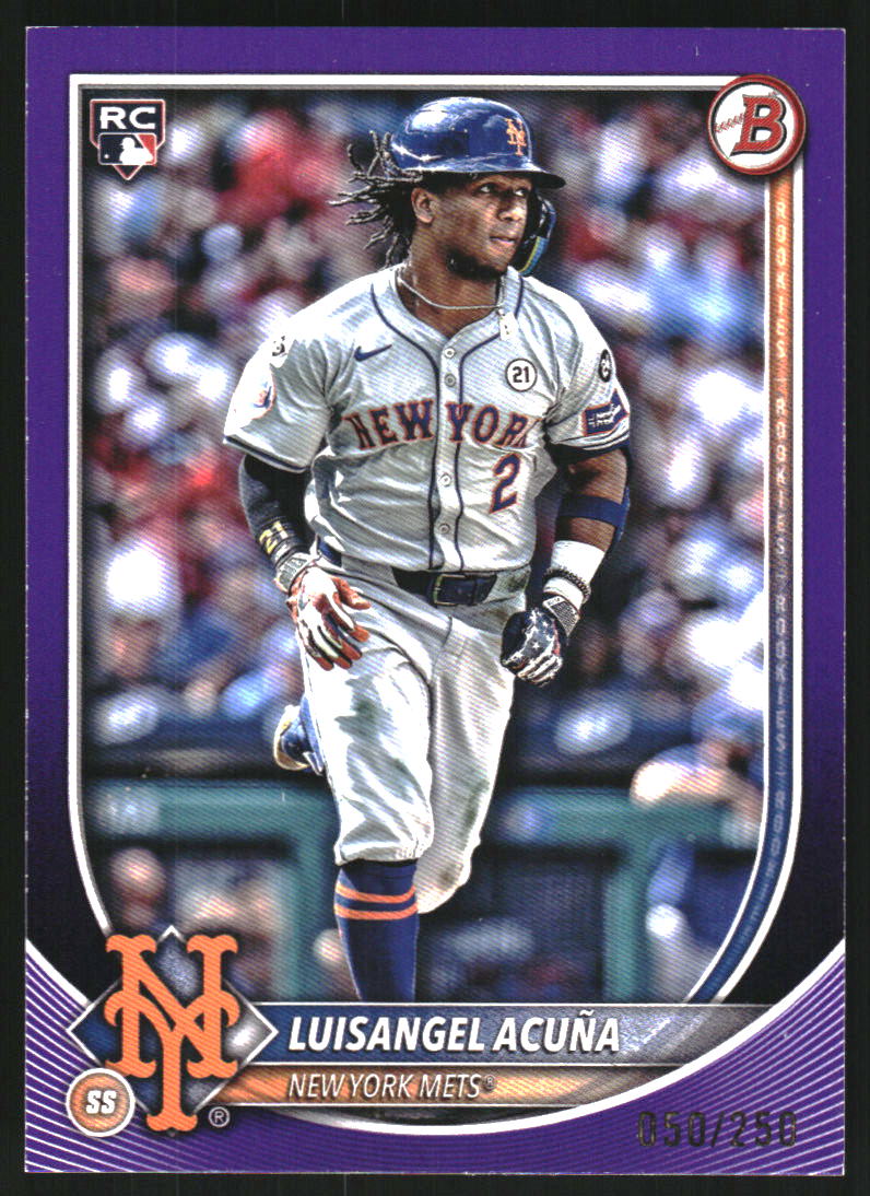 2025 Bowman Purple #83 Luisangel Acuna