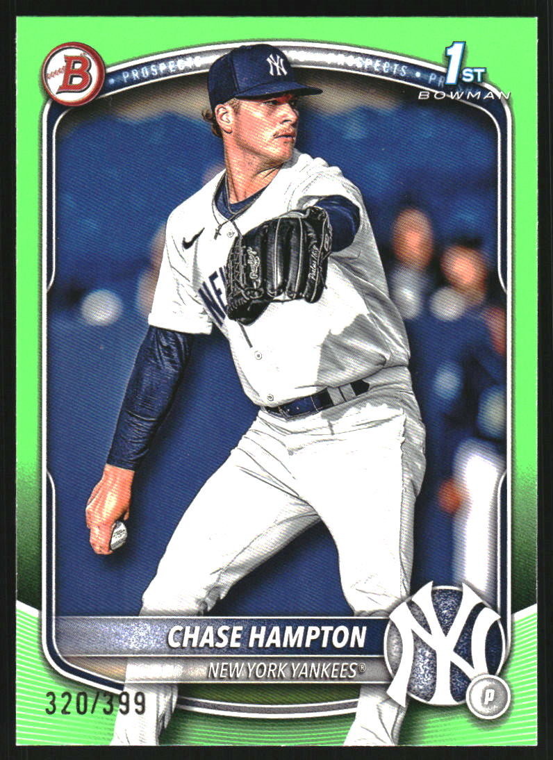 2025 Bowman Prospects Neon Green #BP57 Chase Hampton