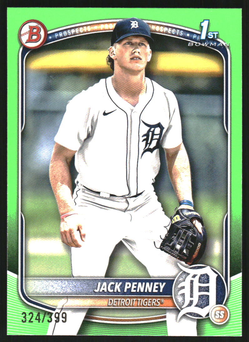 2025 Bowman Prospects Neon Green #BP60 Jack Penney
