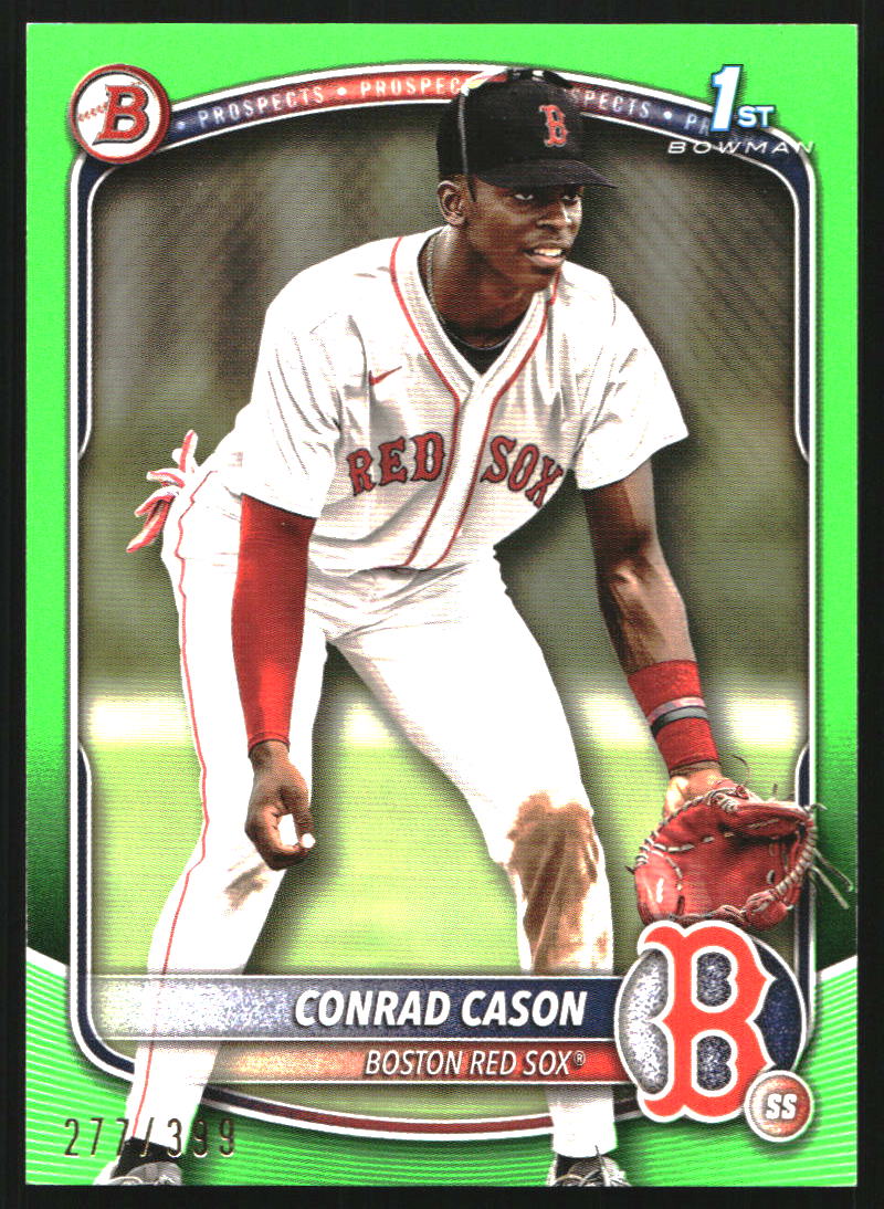 2025 Bowman Prospects Neon Green #BP130 Conrad Cason