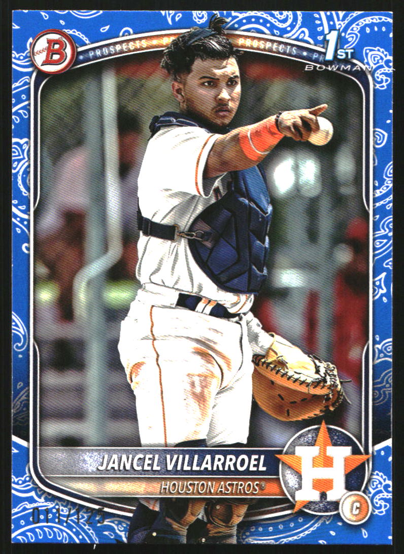 2025 Bowman Prospects Blue Pattern #BP26 Jancel Villarroel