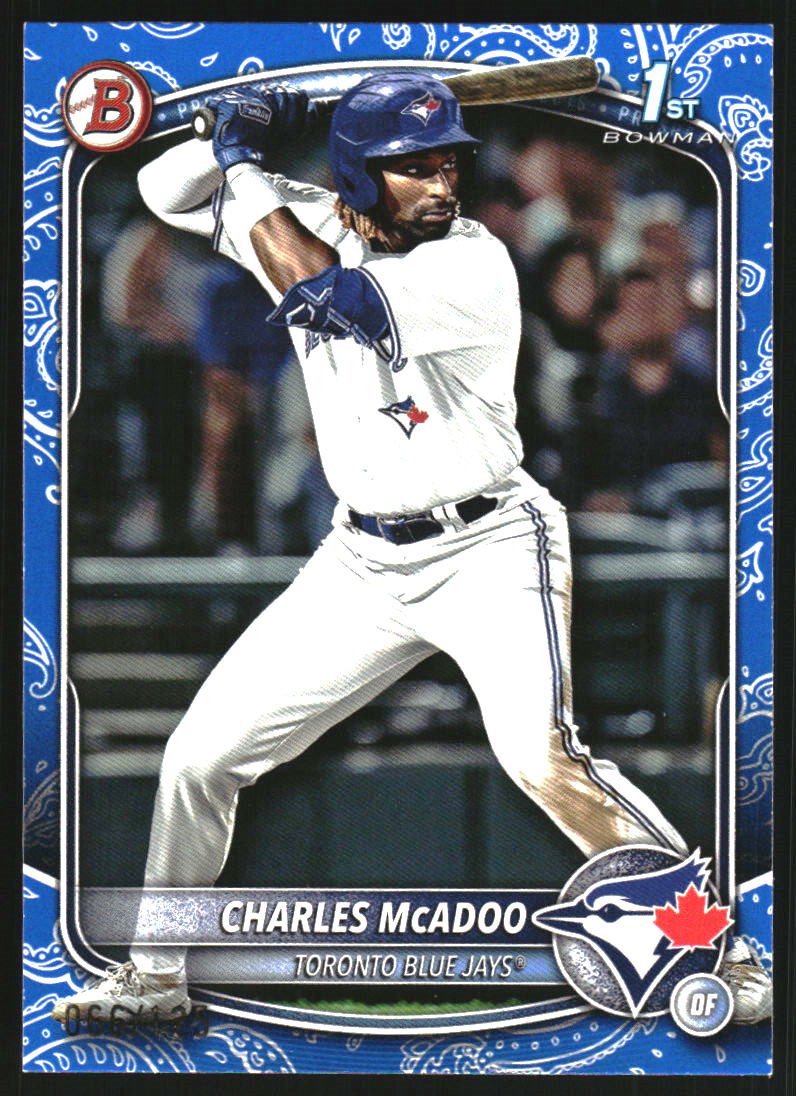 2025 Bowman Prospects Blue Pattern #BP150 Charles McAdoo