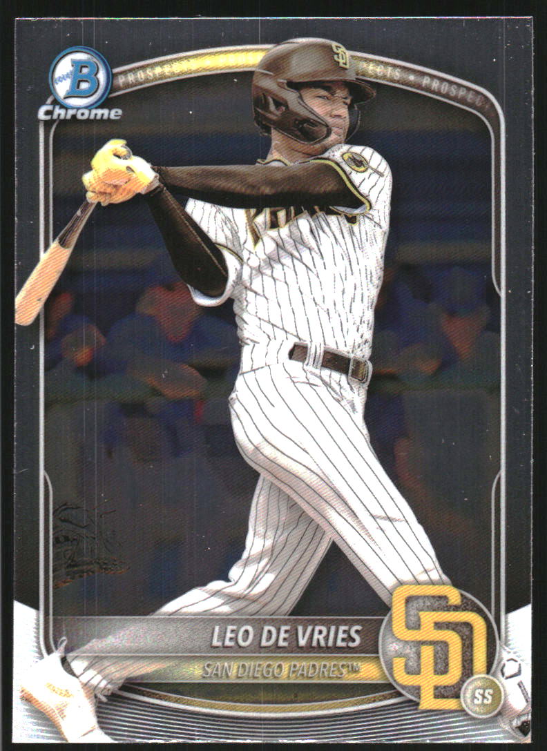 2025 Bowman Chrome Prospects #BCP59 Leo De Vries