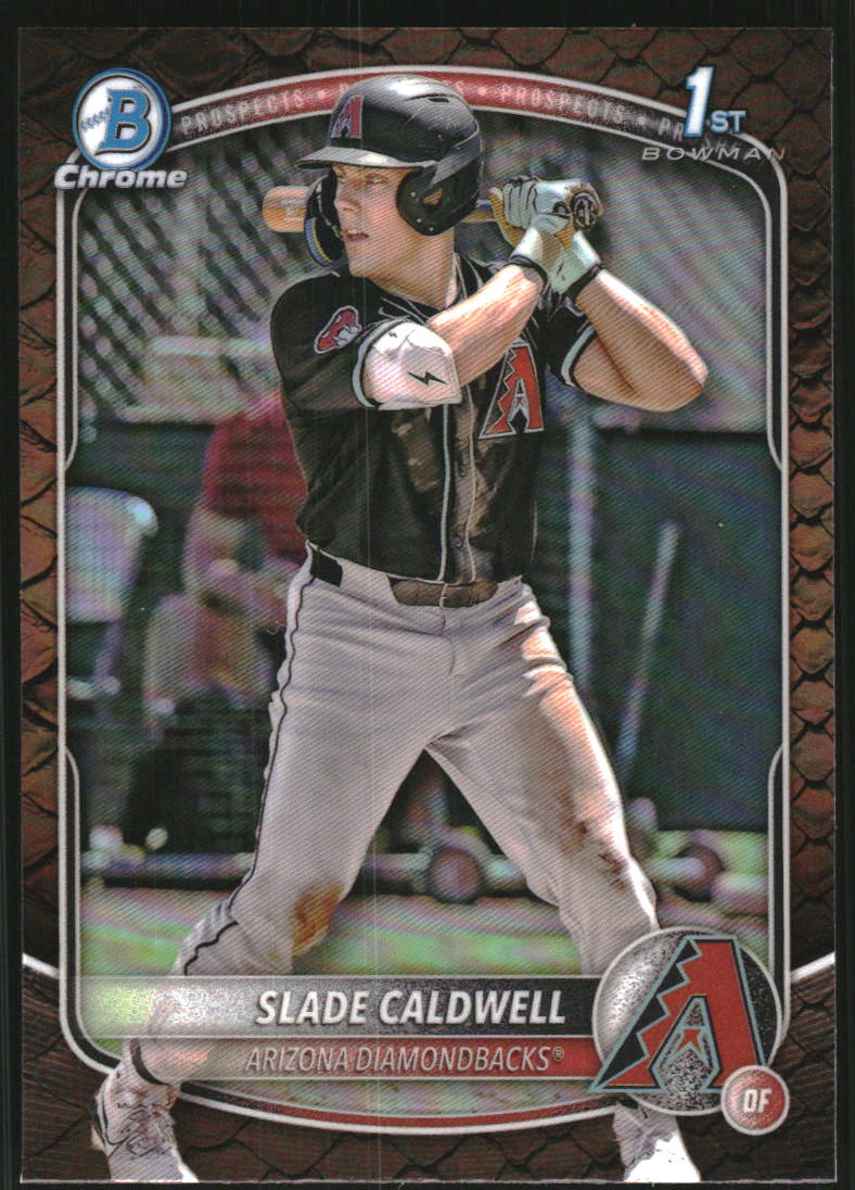 2025 Bowman Chrome Prospects Reptilian Refractors #BCP21 Slade Caldwell
