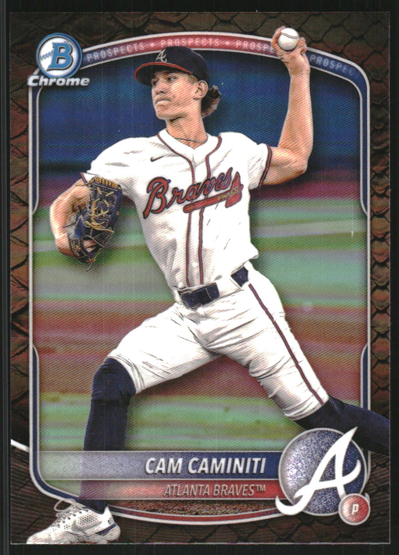 2025 Bowman Chrome Prospects Reptilian Refractors #BCP46 Cam Caminiti