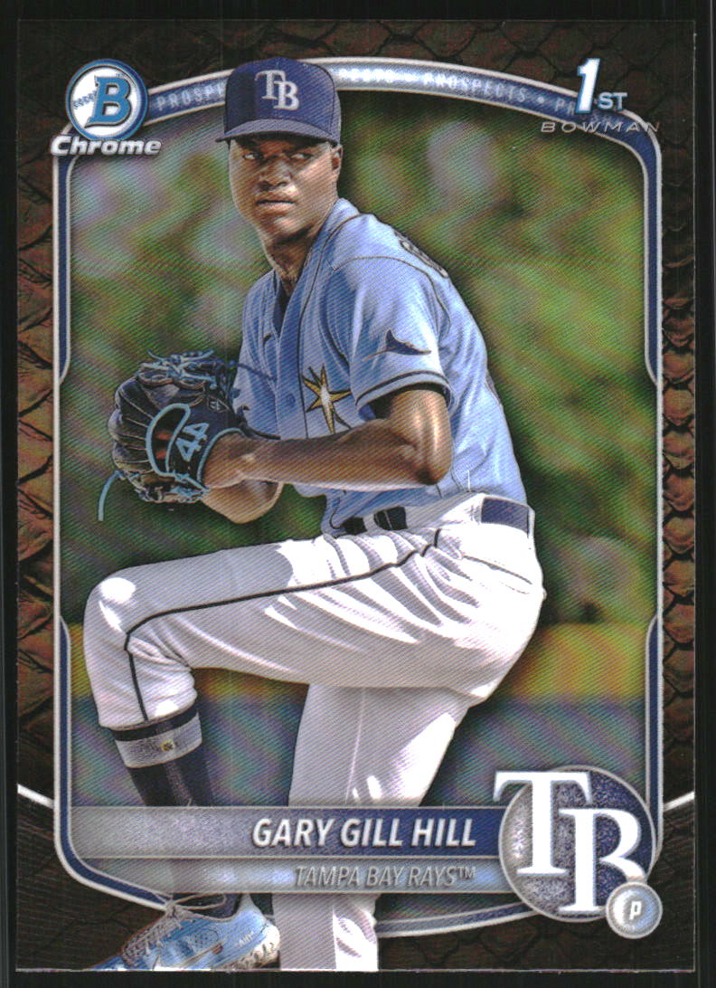 2025 Bowman Chrome Prospects Reptilian Refractors #BCP55 Gary Gill Hill
