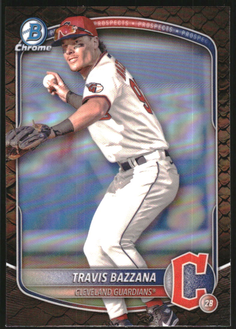 2025 Bowman Chrome Prospects Reptilian Refractors #BCP131 Travis Bazzana