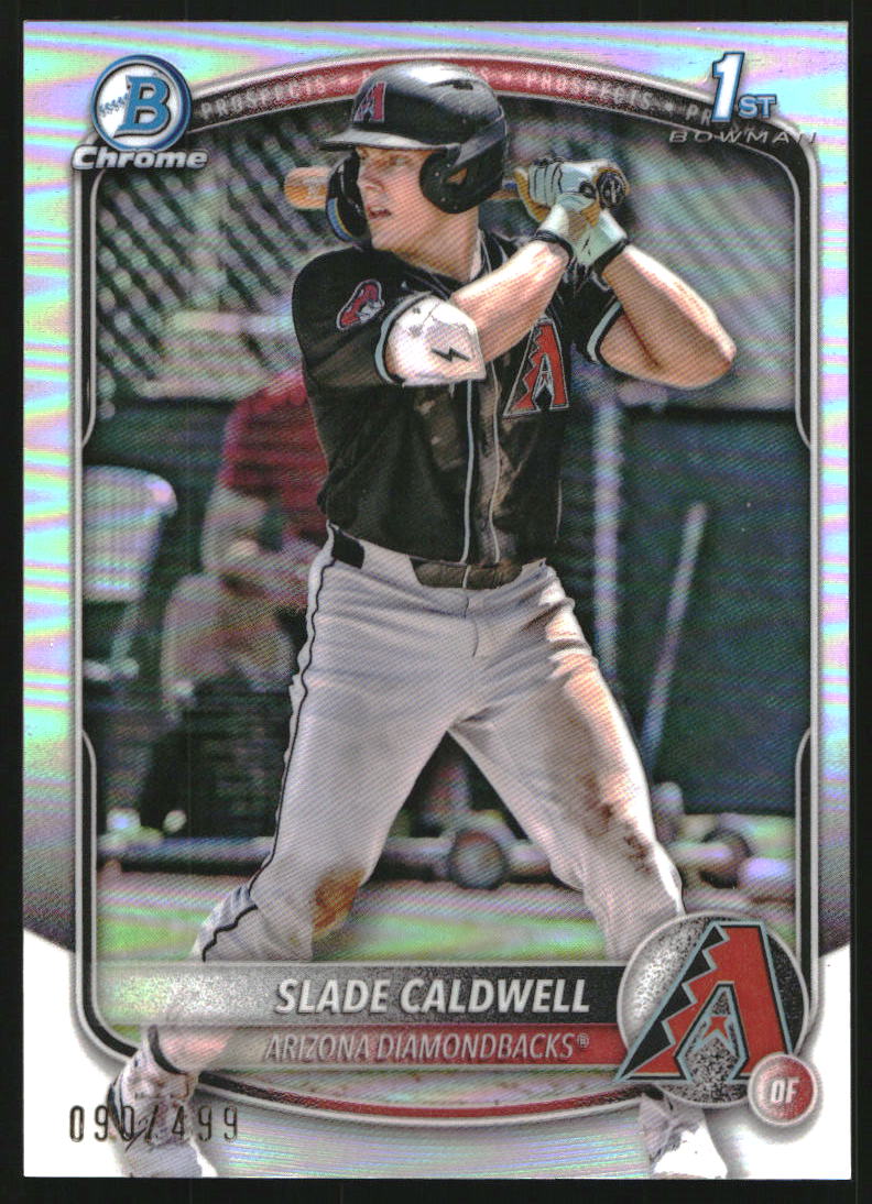 2025 Bowman Chrome Prospects Refractors #BCP21 Slade Caldwell
