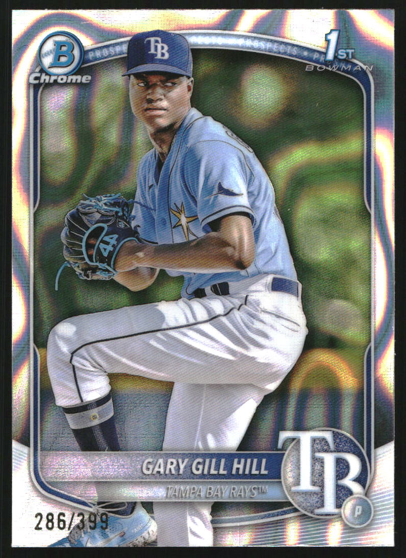 2025 Bowman Chrome Prospects Lava Refractors #BCP55 Gary Gill Hill