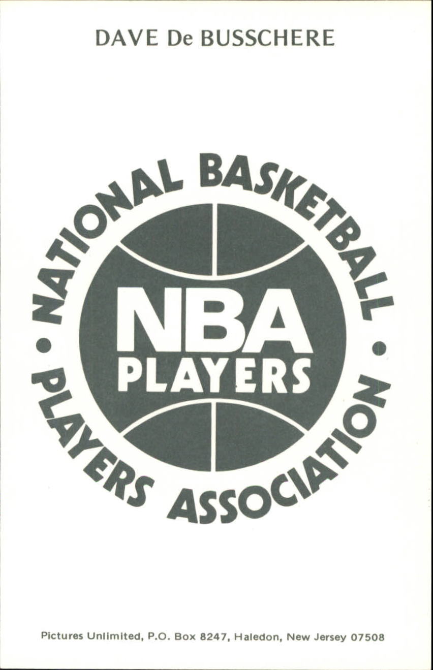 1973-74 NBA Players Association #7 Dave DeBusschere back image