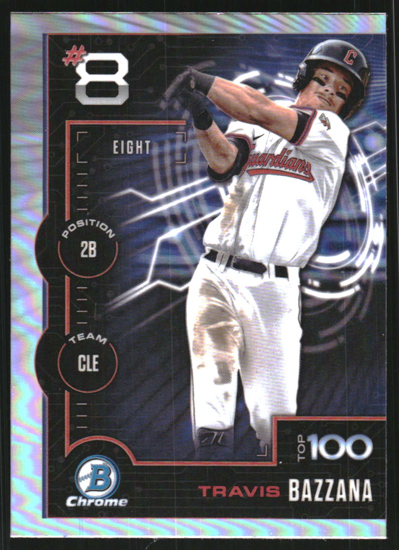 2025 Bowman Chrome Scouts Top 100 #BTP8 Travis Bazzana