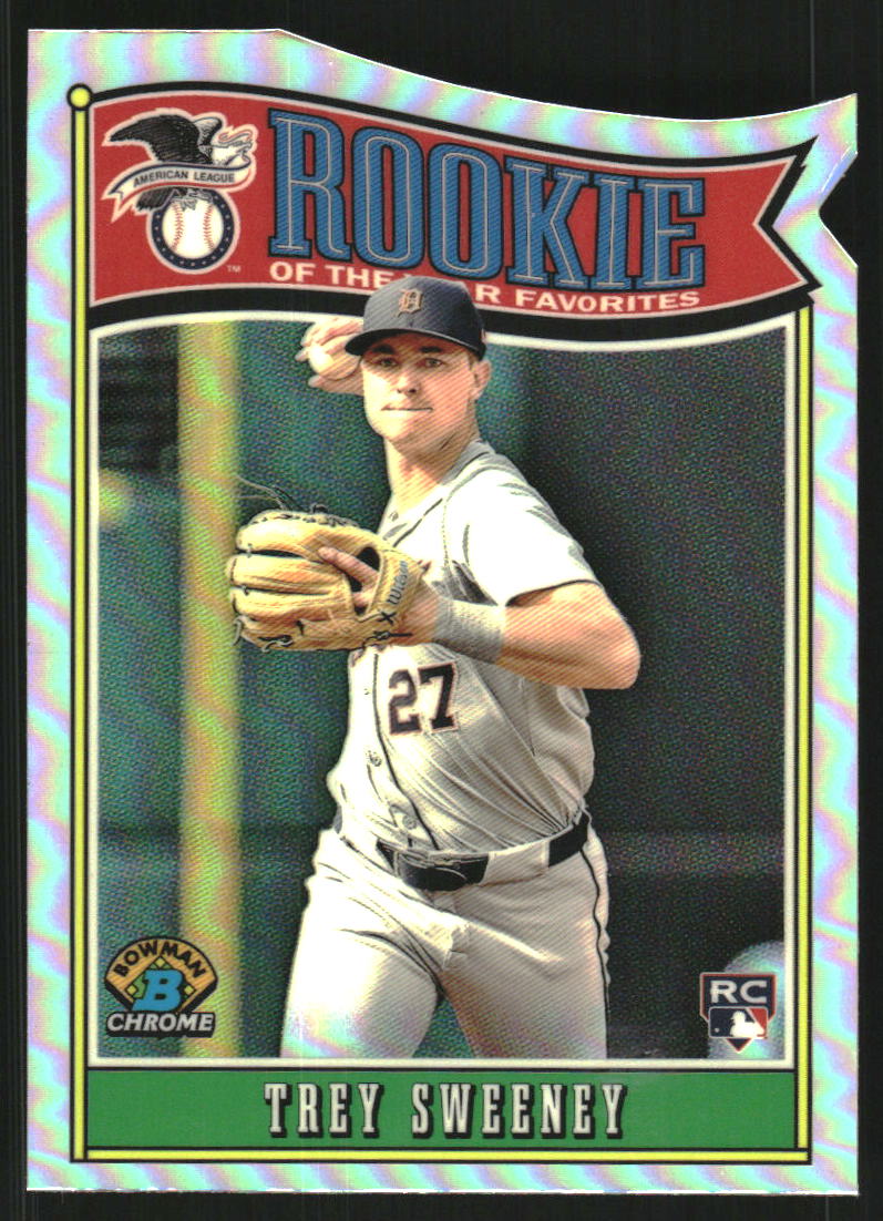 2025 Bowman Chrome Rookie of the Year Favorites #ROY12 Trey Sweeney