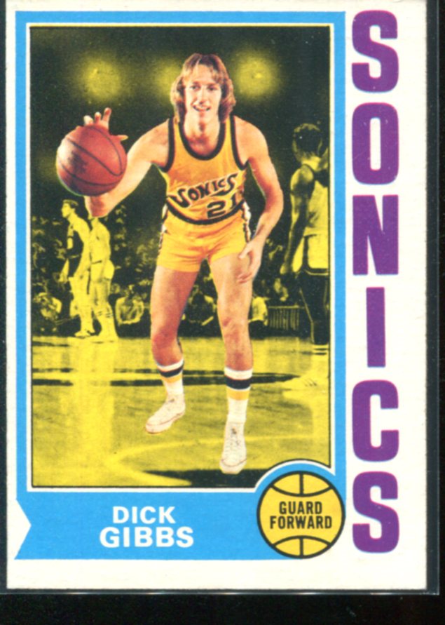 1974-75 Topps #106 Dick Gibbs