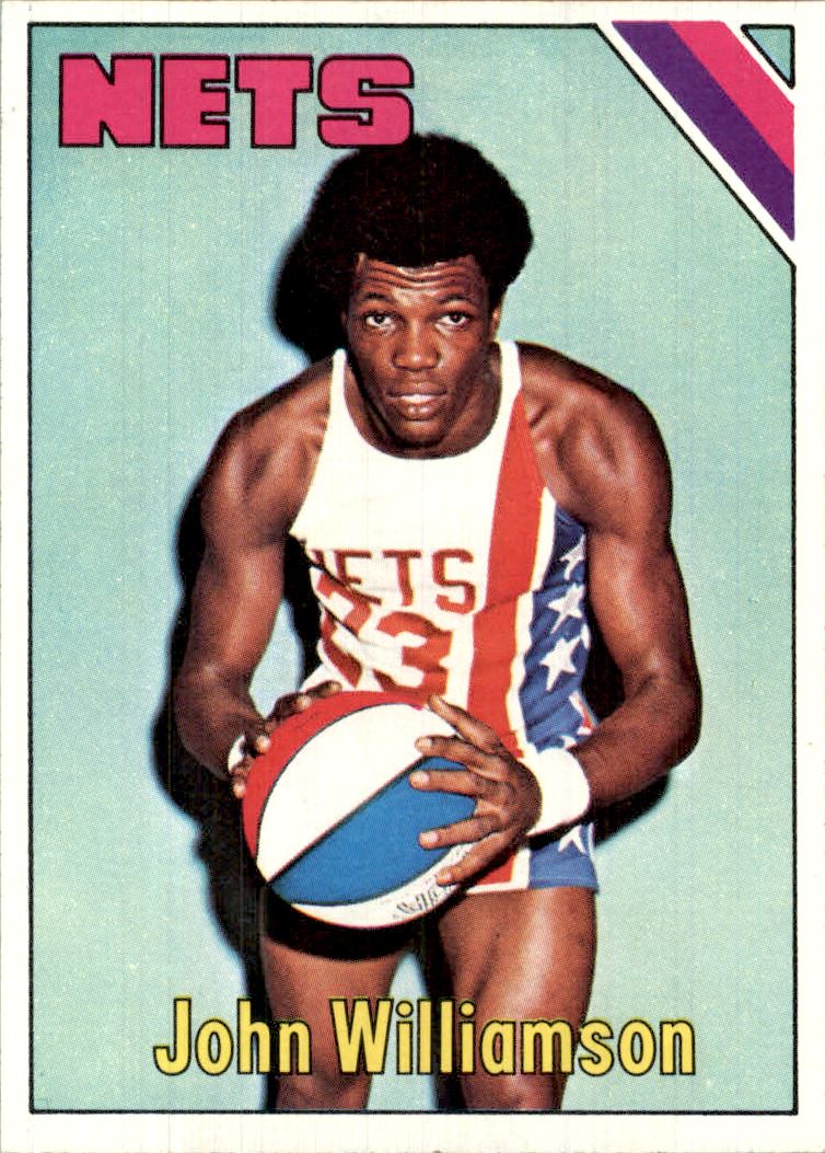 1975-76 Topps New York Nets Basketball Card #251 John Williamson - NM ...