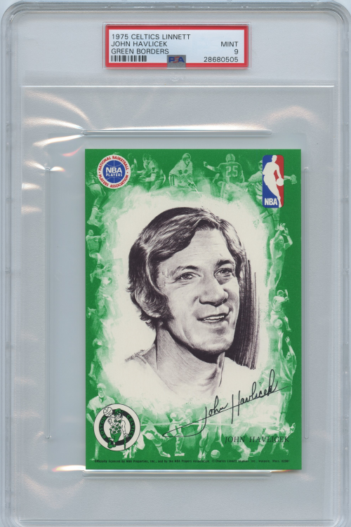 1975-76 Celtics Linnett Green Borders #2 John Havlicek