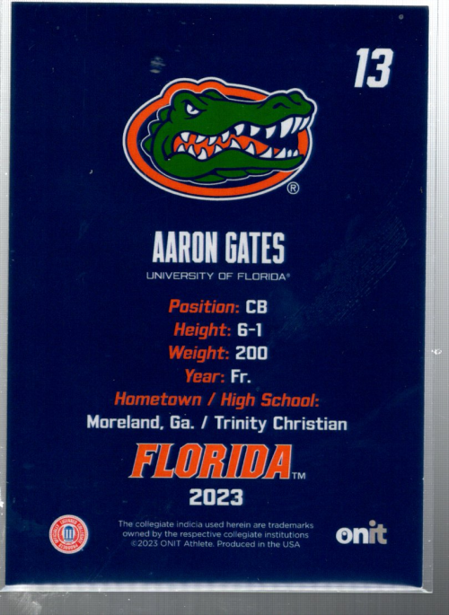 A0282- 2023 Onit Florida Football Assorted Cards -You Pick- 15+ FREE US SHIP - Picture 3 of 15