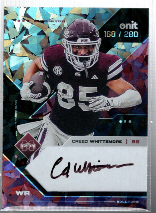 A0281-2023 Onit Mississippi State FB bestickte Karten - Sie wählen aus - 15+ KOSTENLOSER US-VERSAND - Bild 12 von 13