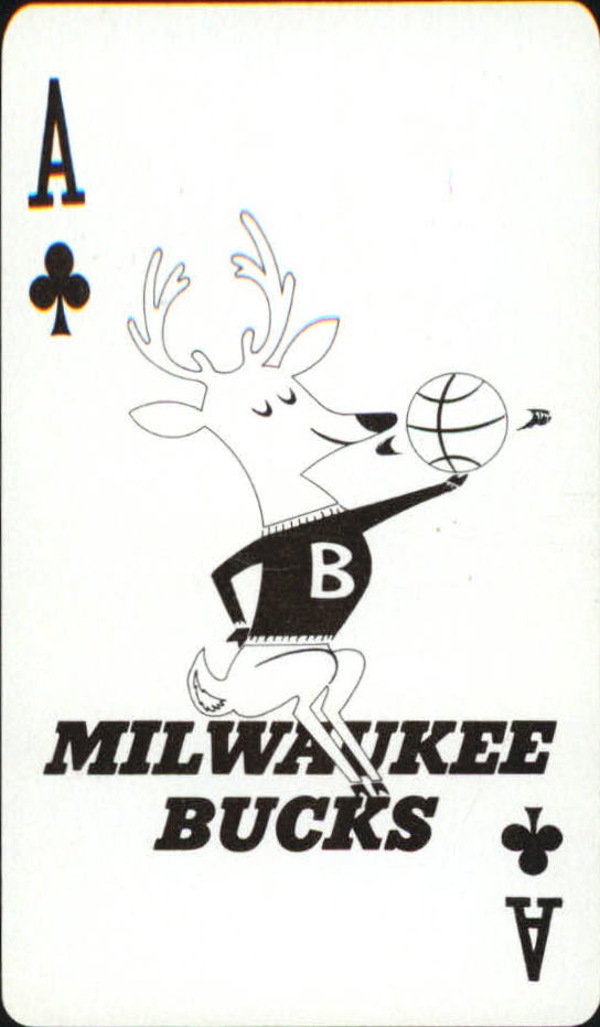 1976-77 Bucks Playing Cards #C1 Bucks Logo