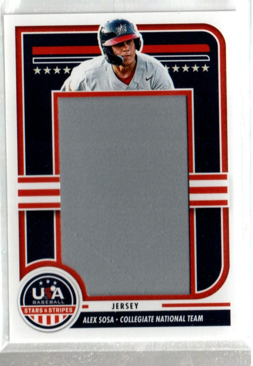 2025 USA Baseball Stars and Stripes Jumbo Materials #197 Alex Sosa