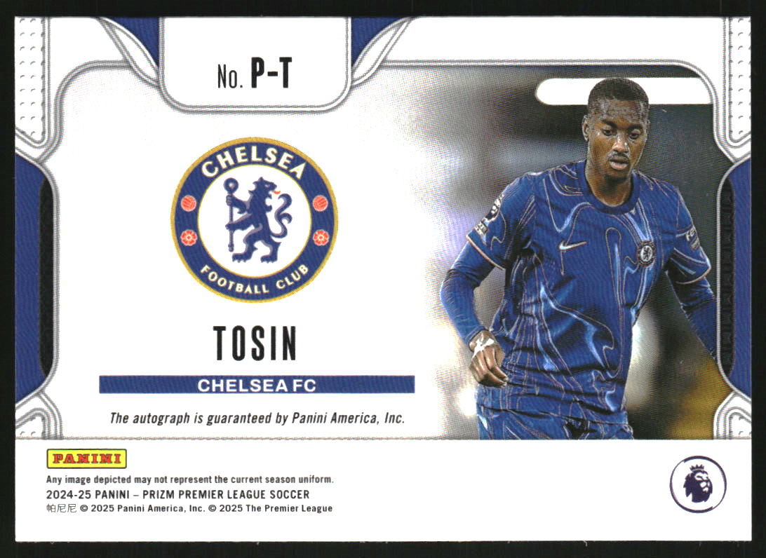 2024-25 Panini Prizm English Premier League Penmanship #13 Tosin