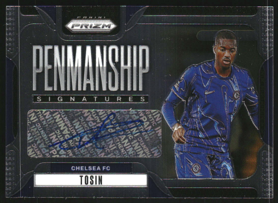 2024-25 Panini Prizm English Premier League Penmanship #13 Tosin