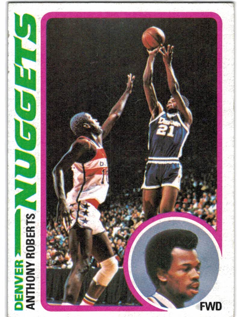 1978-79 Topps #62 Anthony Roberts