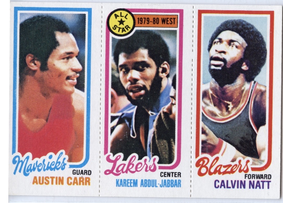 1980-81 Topps #14 61 Austin Carr/8 Kareem Abdul-Jabbar AS/200 Calvin Natt