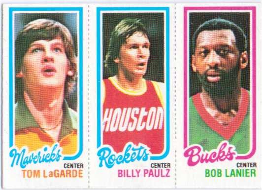 1980-81 Topps #104 69 Tom LaGarde/109 Billy Paultz/150 Bob Lanier