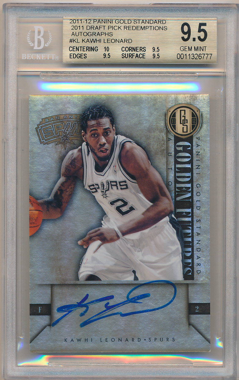 Kawhi Leonard offers BGS auto