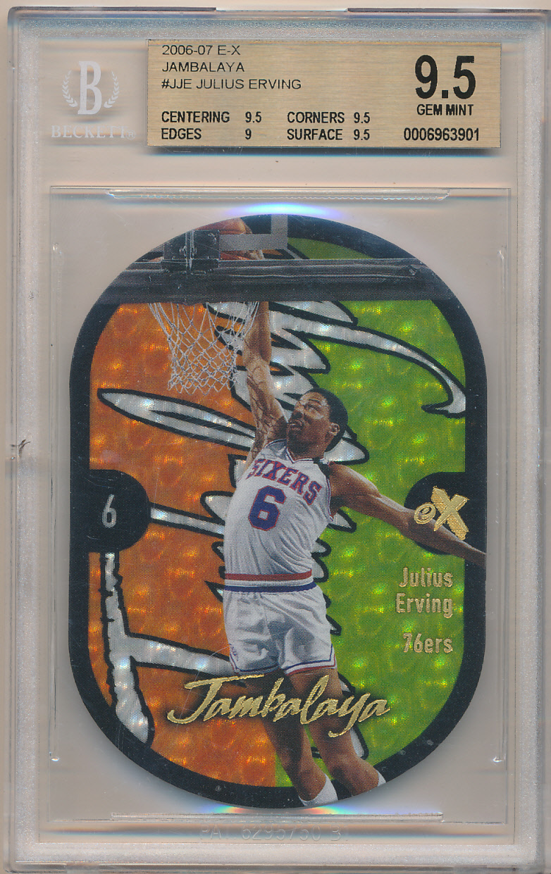 2006-07 EX Jambalaya #JJE Julius Erving BGS 9.5 Z27743 - GemMt (9.5) -  Burbank Sportscards | Beckett Marketplace