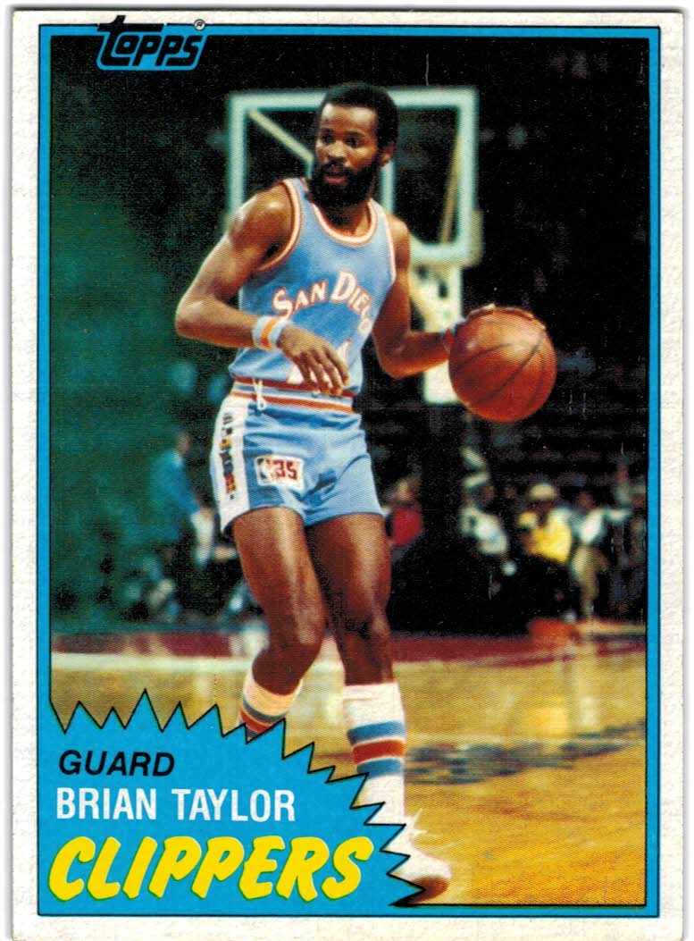 1981-82 Topps #W94 Brian Taylor