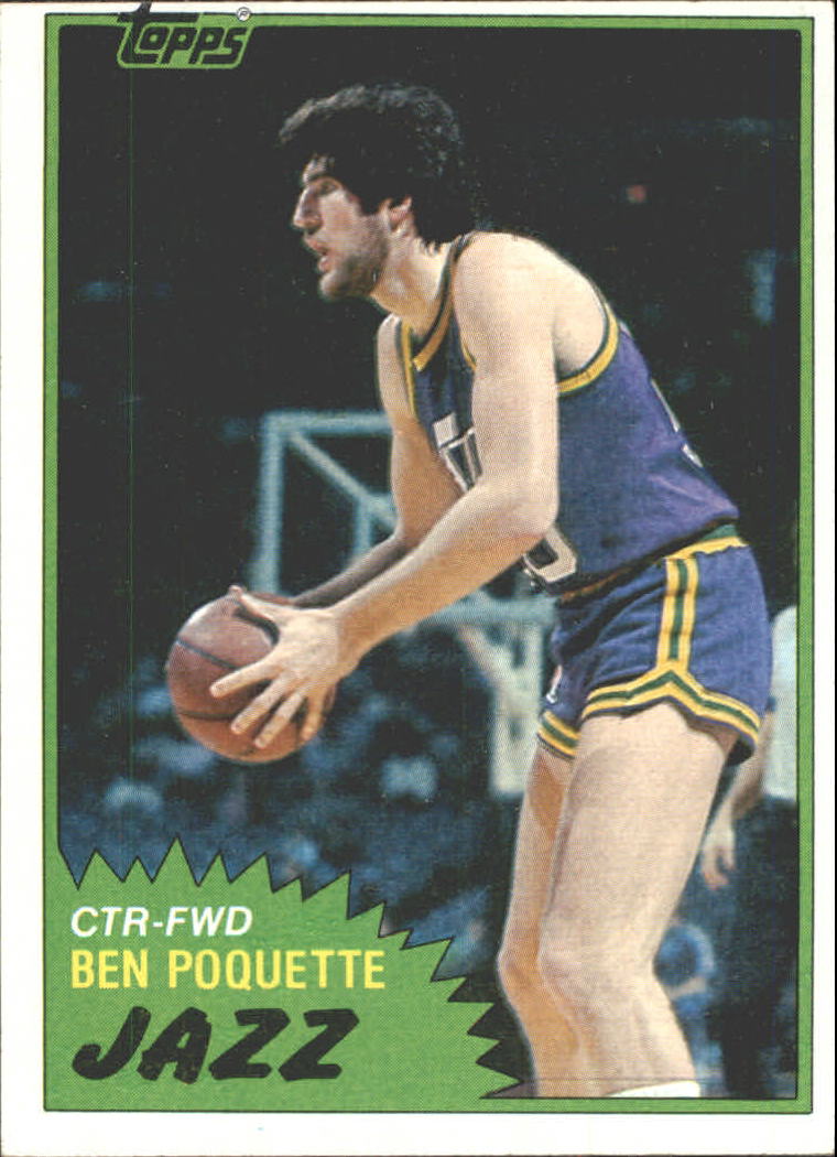 1981-82 Topps #W105 Ben Poquette