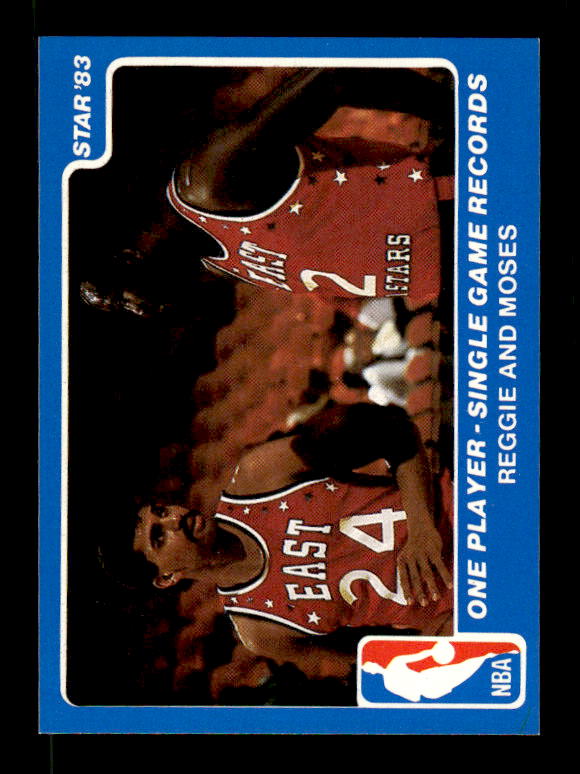 1983 Star All-Star Game #27 Reggie Theus RB/Moses Malone - NM-MT