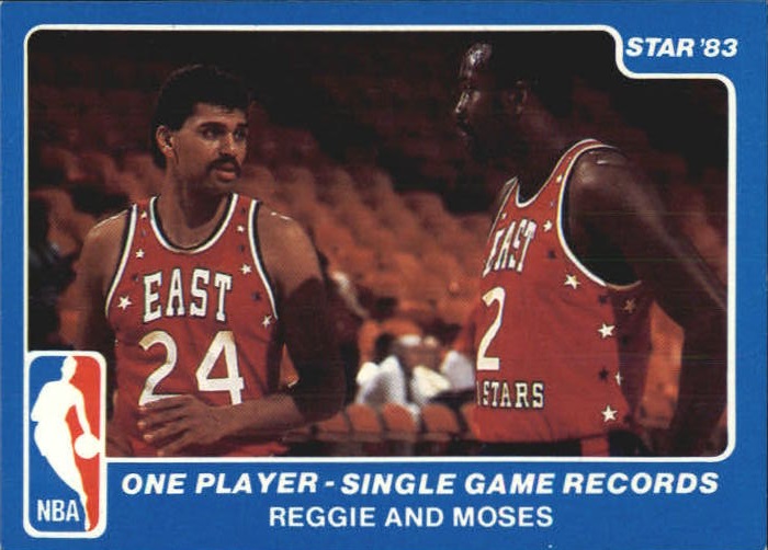 1983 Star All-Star Game #27 Reggie Theus RB/Moses Malone - NM-MT