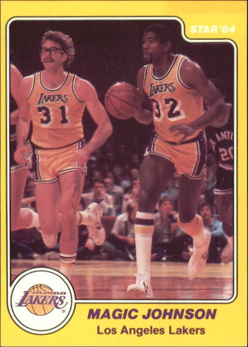 1983-84 Star factory Magic Johnson #13 Basketball Card