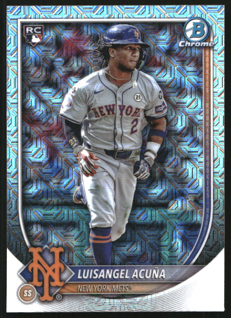 2025 Bowman Chrome Bowman Mega Box #83 Luisangel Acuna RC