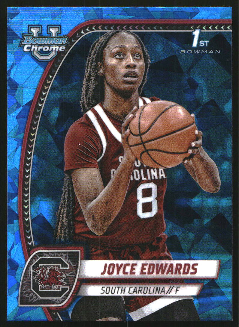 2024-25 Bowman Chrome Sapphire University #36 Joyce Edwards